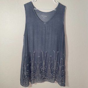 Soft Surroundings Size XL Silk Top